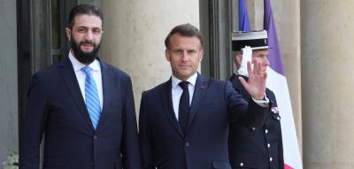 Syrischer Übergangspräsident bestätigt in Paris Verhandlungen mit Israel
