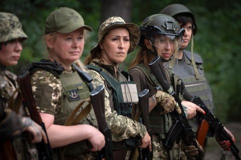 Diese Frauen kämpfen für die ukrainische Armee