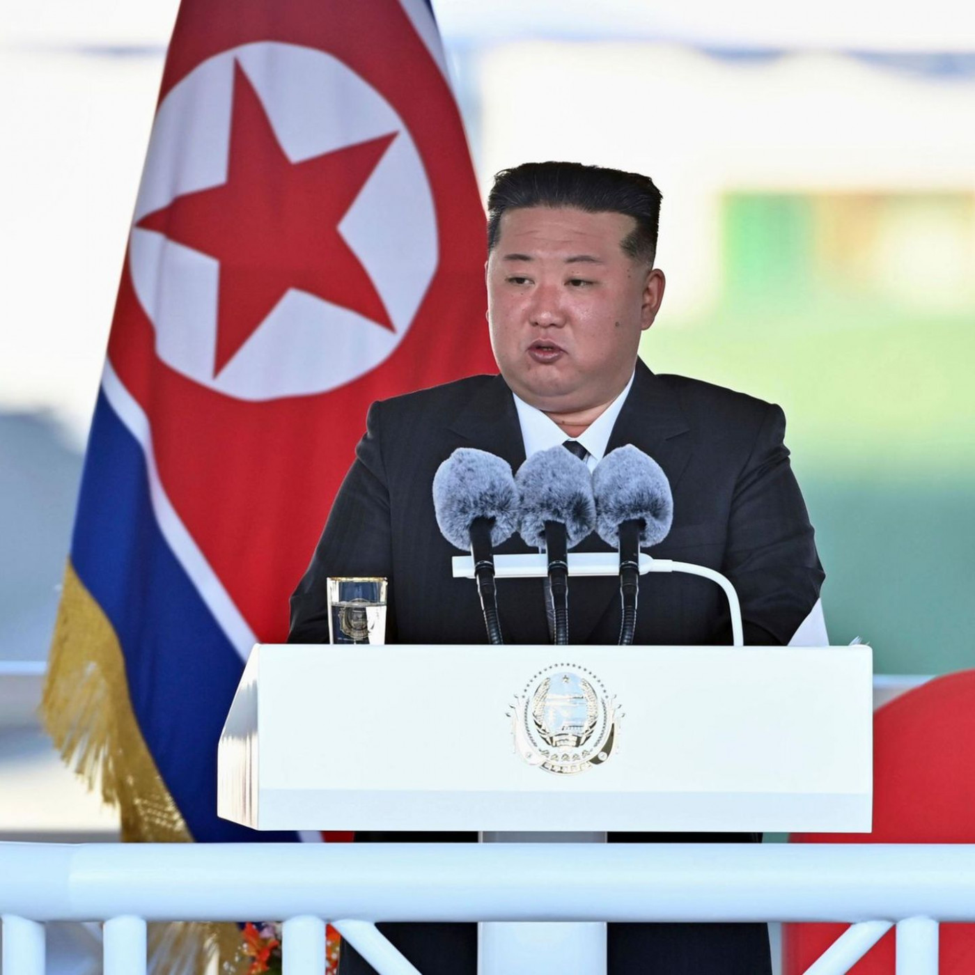 Schwere Panne bei Zeremonie für Nordkoreas neuen Zerstörer