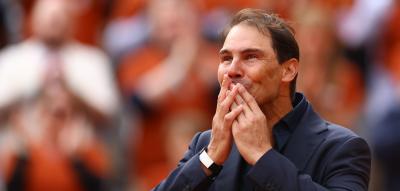 Rafael Nadal wird von seinen Gefühlen übermannt