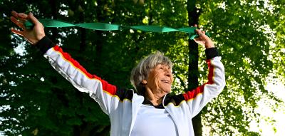 Ilse Mesch, 87, ein Leben in Bewegung