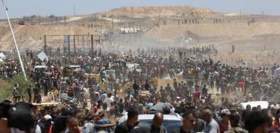 „Horden hungriger Menschen“ – Die undurchsichtige Organisation der Gaza-Hilfe
