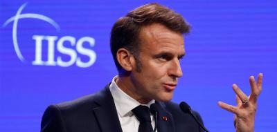 Und dann stellt Macron seine Vision einer neuen Weltordnung vor