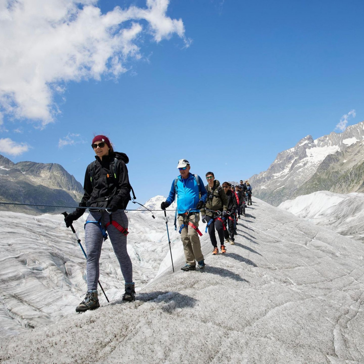 Wanderung durch die Zeit: Unterwegs auf dem Aletschgletscher