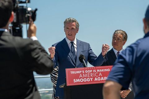 Gouverneur Newsom an Trump-Regierung: "Nehmt mich halt fest"