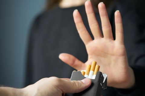 Schon 20 Minuten nach der letzten Kippe gibt es positive Veränderungen