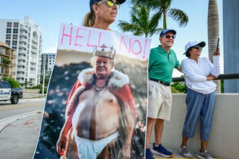 "No Kings": Tausende Teilnehmer bei Protesten gegen Trump