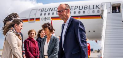 Bundeskanzler Merz trifft in Kanada ein