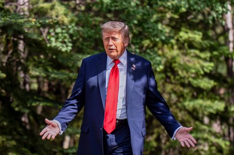 Donald Trump verlässt G7-Gipfel vorzeitig