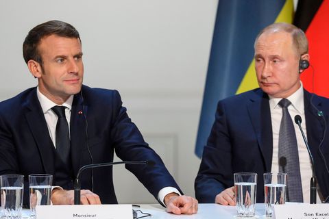 Macron und Putin telefonieren das erste Mal seit Langem miteinander