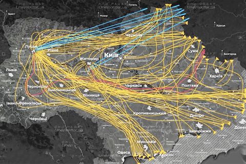 Grafik zeigt gewaltigen russischen Angriff auf die Ukraine