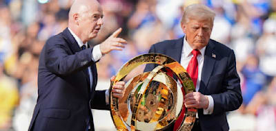 Trump überreicht die Auszeichnungen, beim Pokal will Infantino seine Hand dran haben