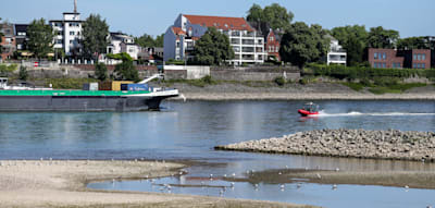 „Solche Bedingungen sind ein Vorgeschmack auf das, was wir für den Rhein erwarten“