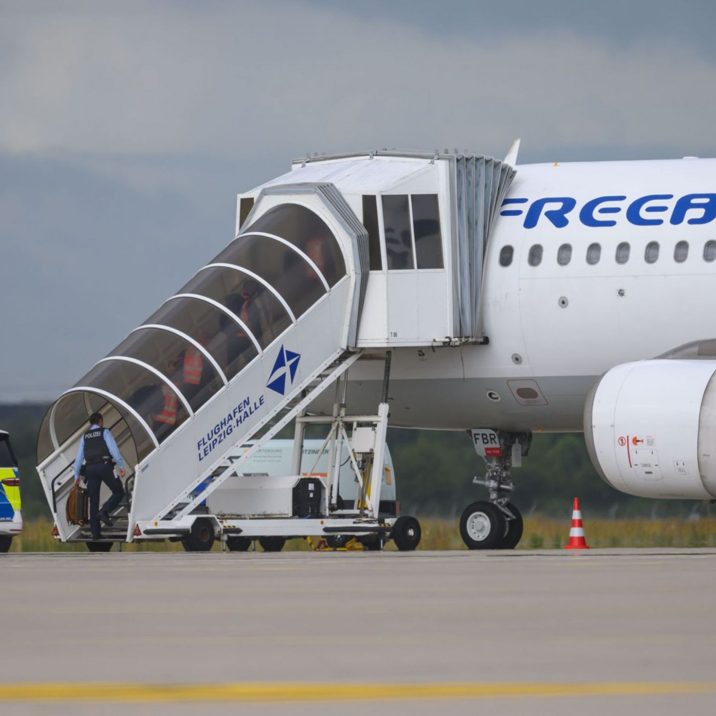 Mutmaßlicher Abschiebeflug in den Irak in Leipzig gestartet