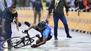 Massencrash im strömenden Regen bremst deutsche Sprinter aus