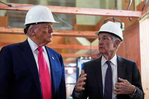 Trump und Fed-Chef Powell zanken vor laufender Kamera über Baukosten