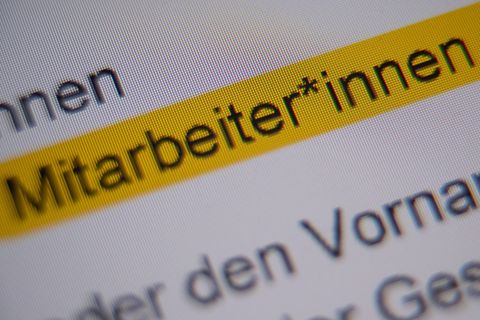Keine Gendersterne in Bundesministerien