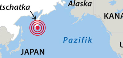 Schweres Erdbeben beschädigt russische Atom-U-Boot-Basis