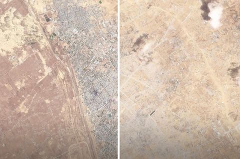 Wohl 78 Prozent zerstört – Satellitenbilder zeigen Folgen des Gaza-Kriegs