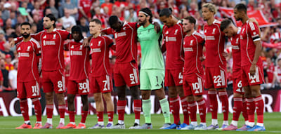 Mit einem bewegenden Akt ehrt Liverpool vor dem Spiel Diogo Jota (†28)