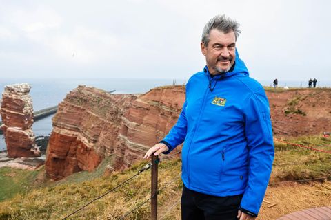 Der Klicksritter: Markus Söders (möglicher) Wahlkampf-Auftakt in Helgoland
