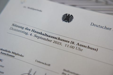Haushalt für 2025 steht