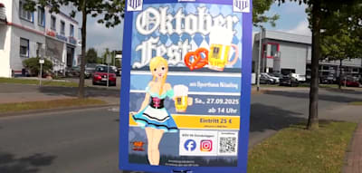 „Frau auf Äußeres reduziert“ – Grüne reagieren empört auf „sexistisches“ Oktoberfest-Plakat in NRW
