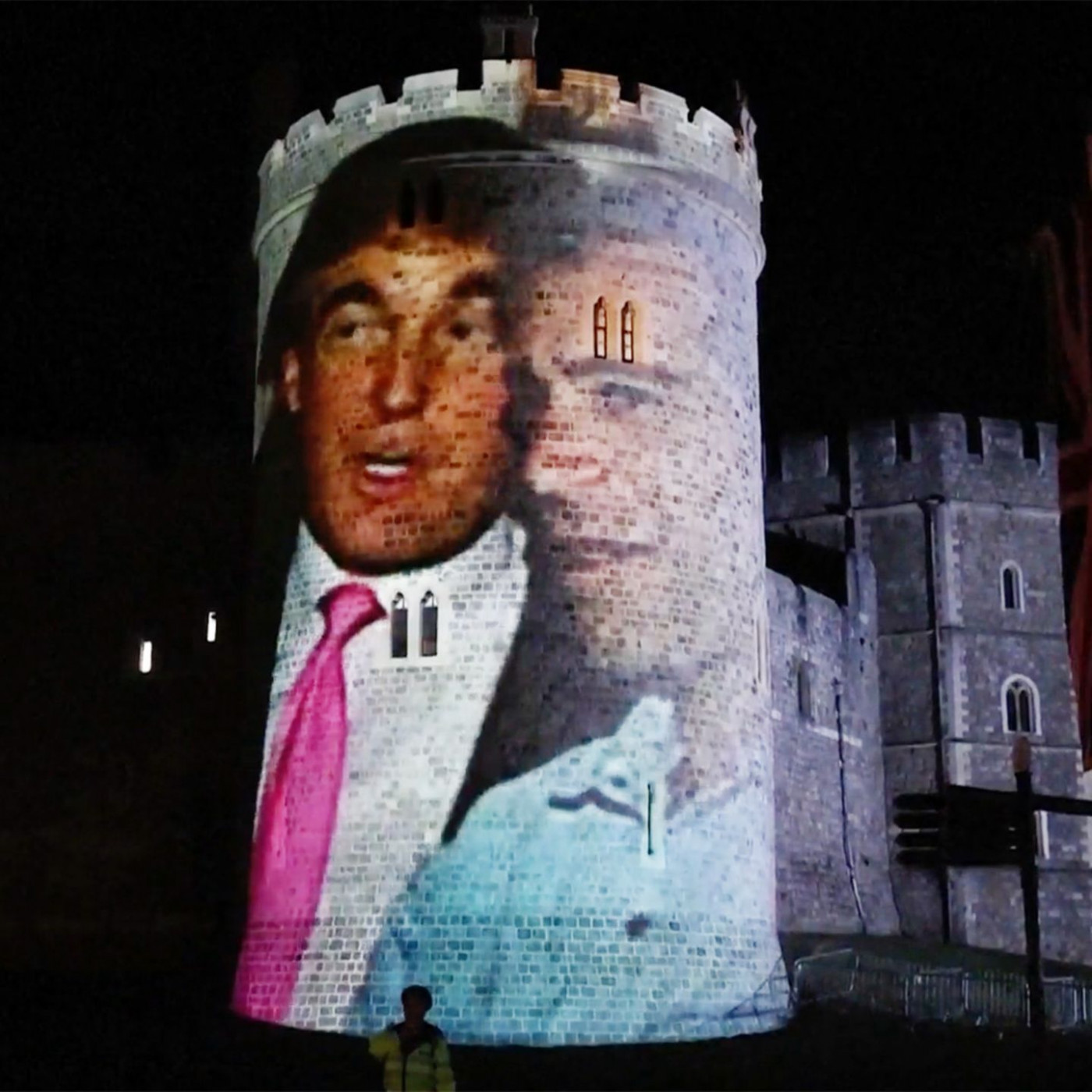 Videos zeigen Trump mit Epstein auf Windsors Mauern