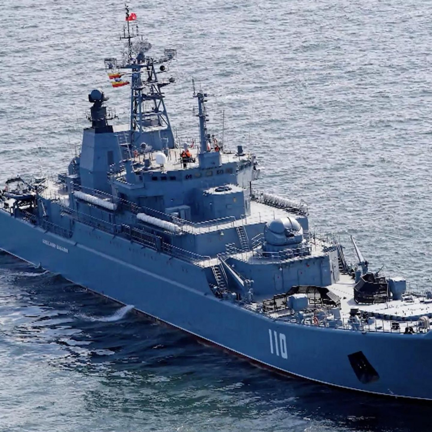 Russisches Kriegsschiff vor dänischer Küste entdeckt