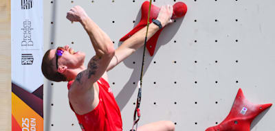 Deutscher Speedkletterer Carmanns holt bei der WM Silber