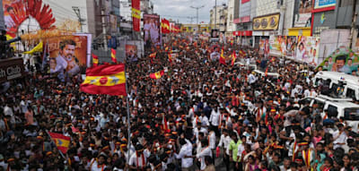 Mindestens 36 Tote bei Wahlkampfveranstaltung in Indien