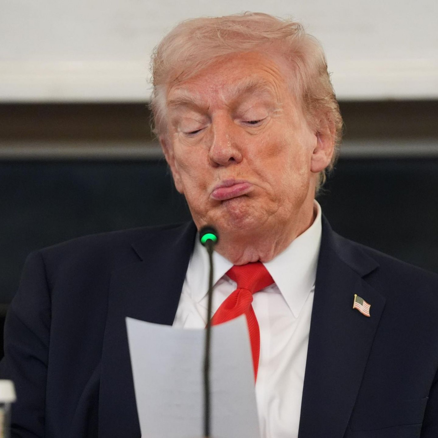 Das ist der Moment, in dem Trump vom Gaza-Deal erfährt