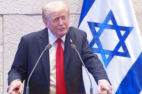 Trump beschwört bei Knesset-Rede "historischen Sonnenaufgang"