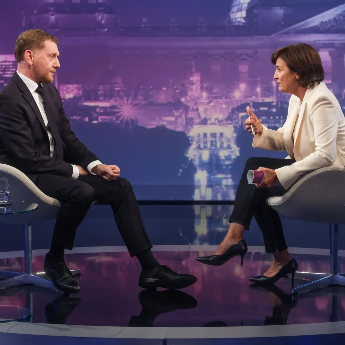 Der Moment, als Kretschmer einen anderen Umgang mit der AfD fordert