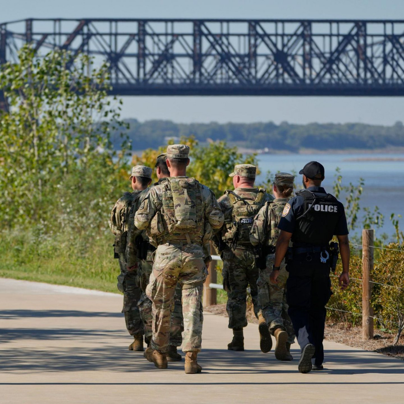 Nationalgarde in Memphis im Einsatz