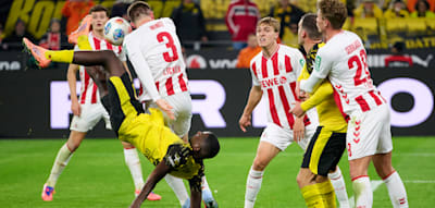 Tor in der Nachspielzeit – der eingewechselte Beier lässt den BVB jubeln