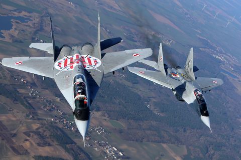 Polens Luftwaffe fängt erneut russischen Aufklärer ab
