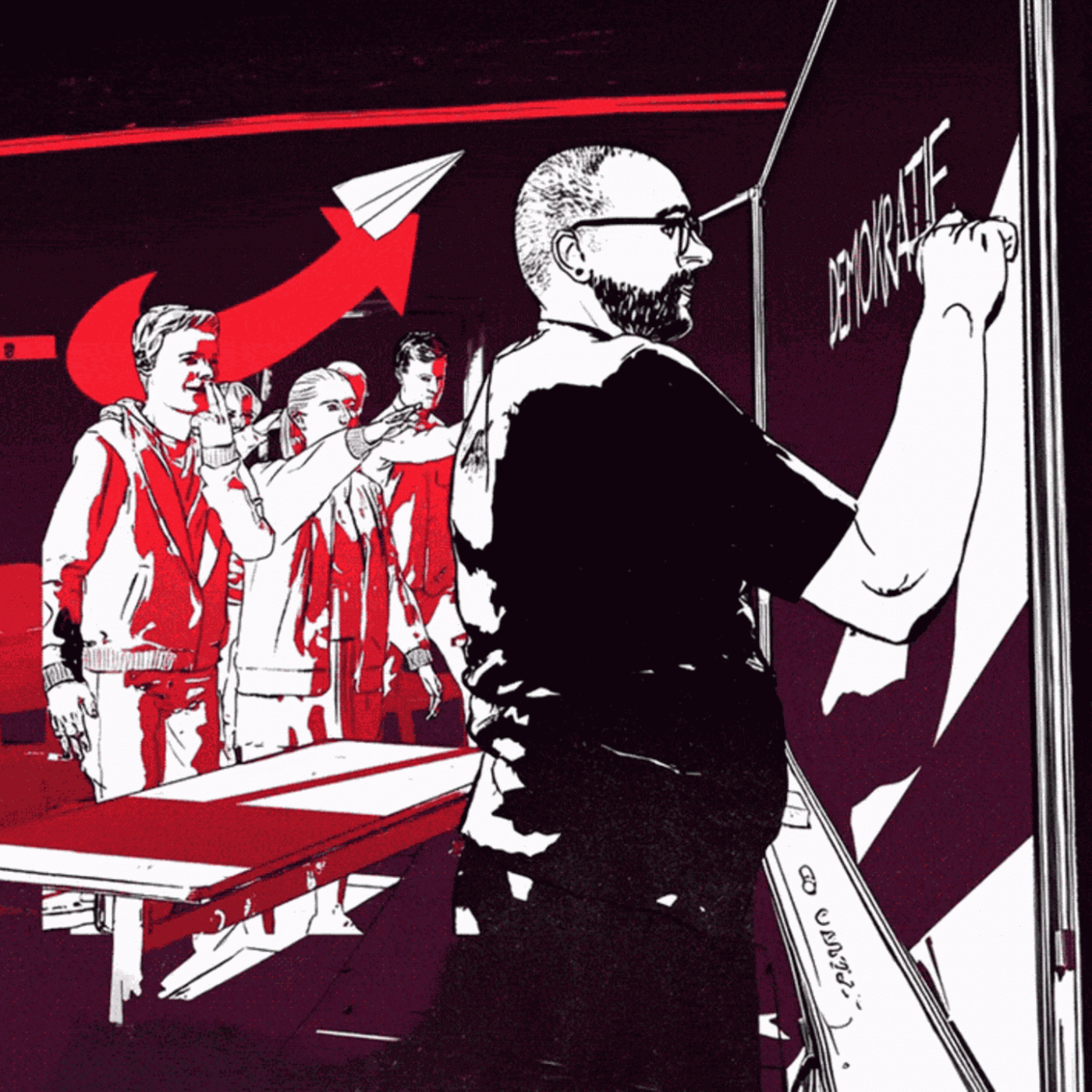 Erste Stunde Mathe, zweite Stunde Deutsch, große Pause Hitlergruß