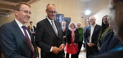 Friedrich Merz und Daniel Günther – auf einmal ziemlich beste Freunde