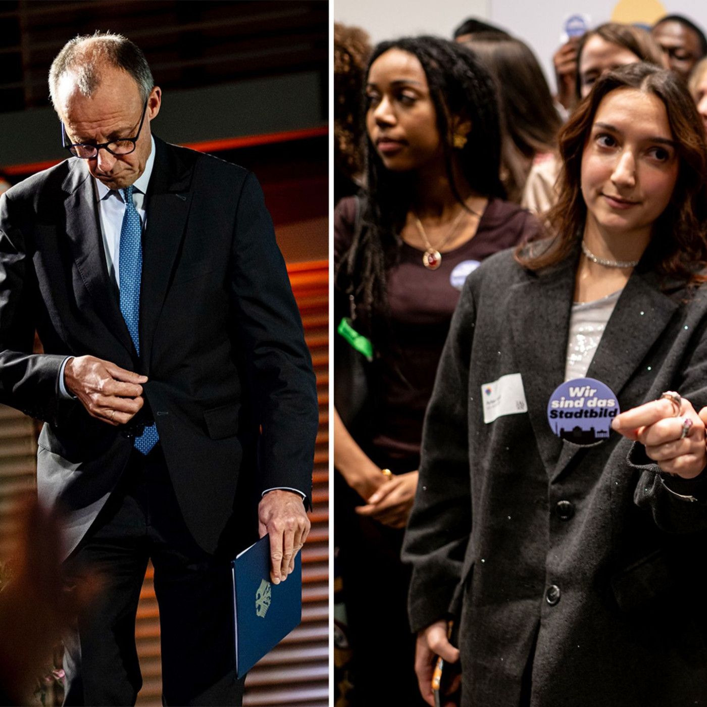 Protest im Video: Stipendiaten verlassen Saal vor Merz-Rede