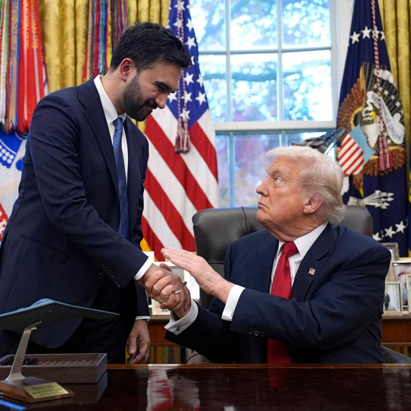 Plötzlich ganz freundlich: Trump und Mamdanis erstes Treffen im Video