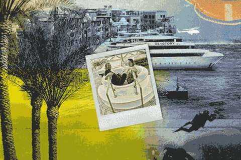 Das Schiff füllt sich mit Wasser, es füllt sich mit Schreien