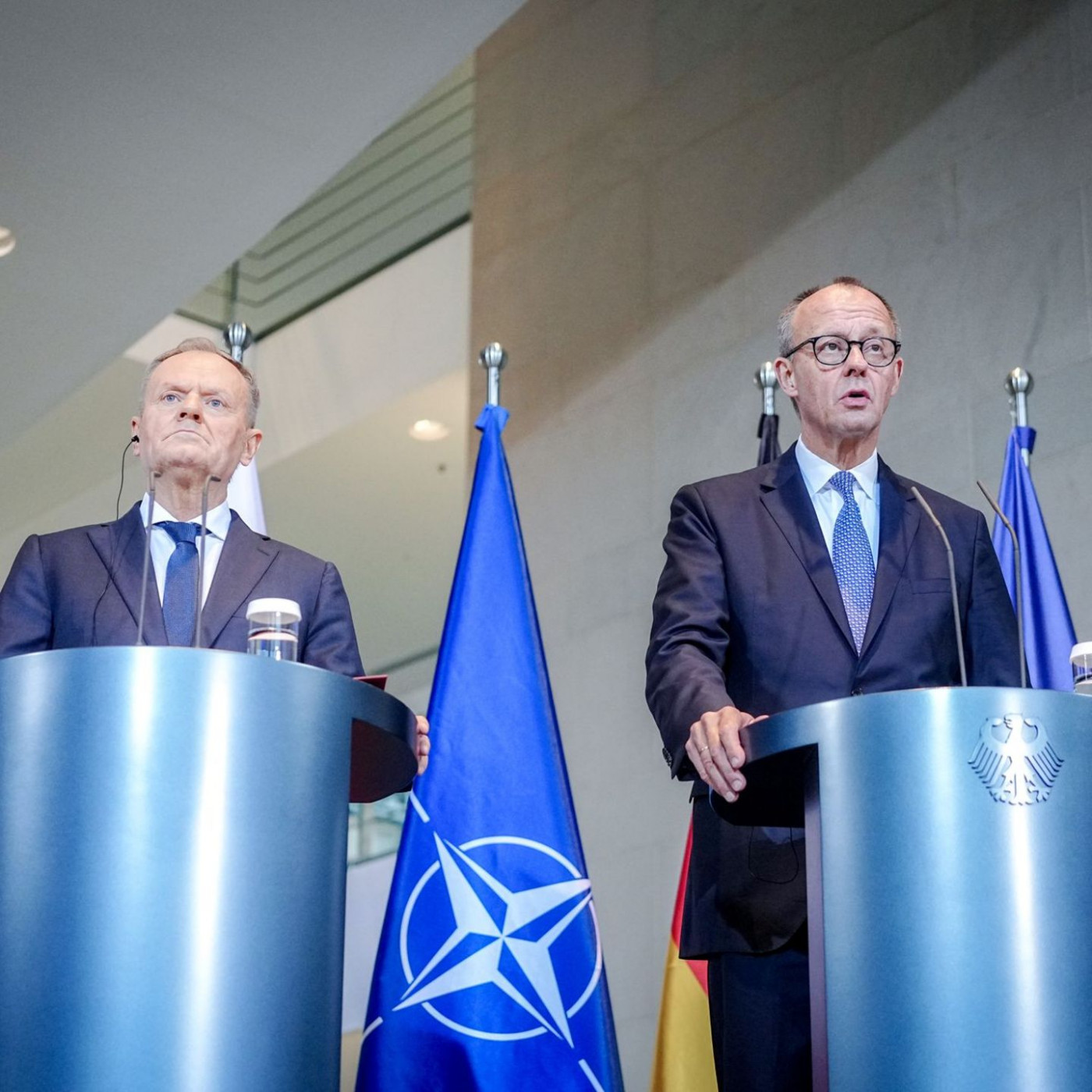 Tusk setzt Merz bei Entsch&auml;digung unter Druck