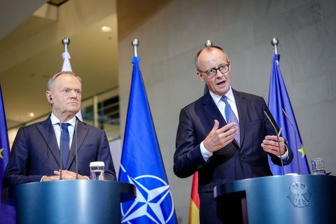 Merz beschw&ouml;rt Einigkeit Europas in Ukraine-Verhandlungen