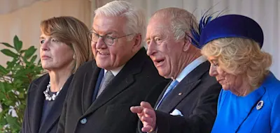 King Charles empf&auml;ngt Steinmeier mit milit&auml;rischen Ehren &ndash; Lob f&uuml;r deutsch-britische Beziehung