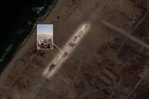 Satellitenbilder deuten auf Bulldozer-Gr&auml;ber in Gaza hin