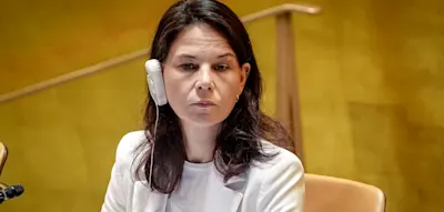 Baerbock ruft zu H&auml;rte gegen russische Gebietsforderungen in der Ukraine auf