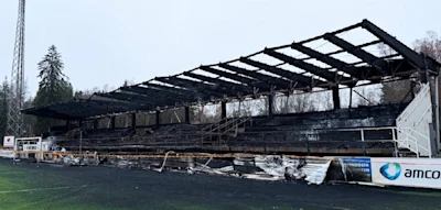 Jugendliche fackeln nach Abstieg ganze Trib&uuml;ne ab