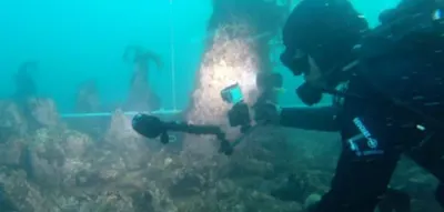 Arch&auml;ologen entdecken 7000 Jahre alte Mauer mitten im Atlantik