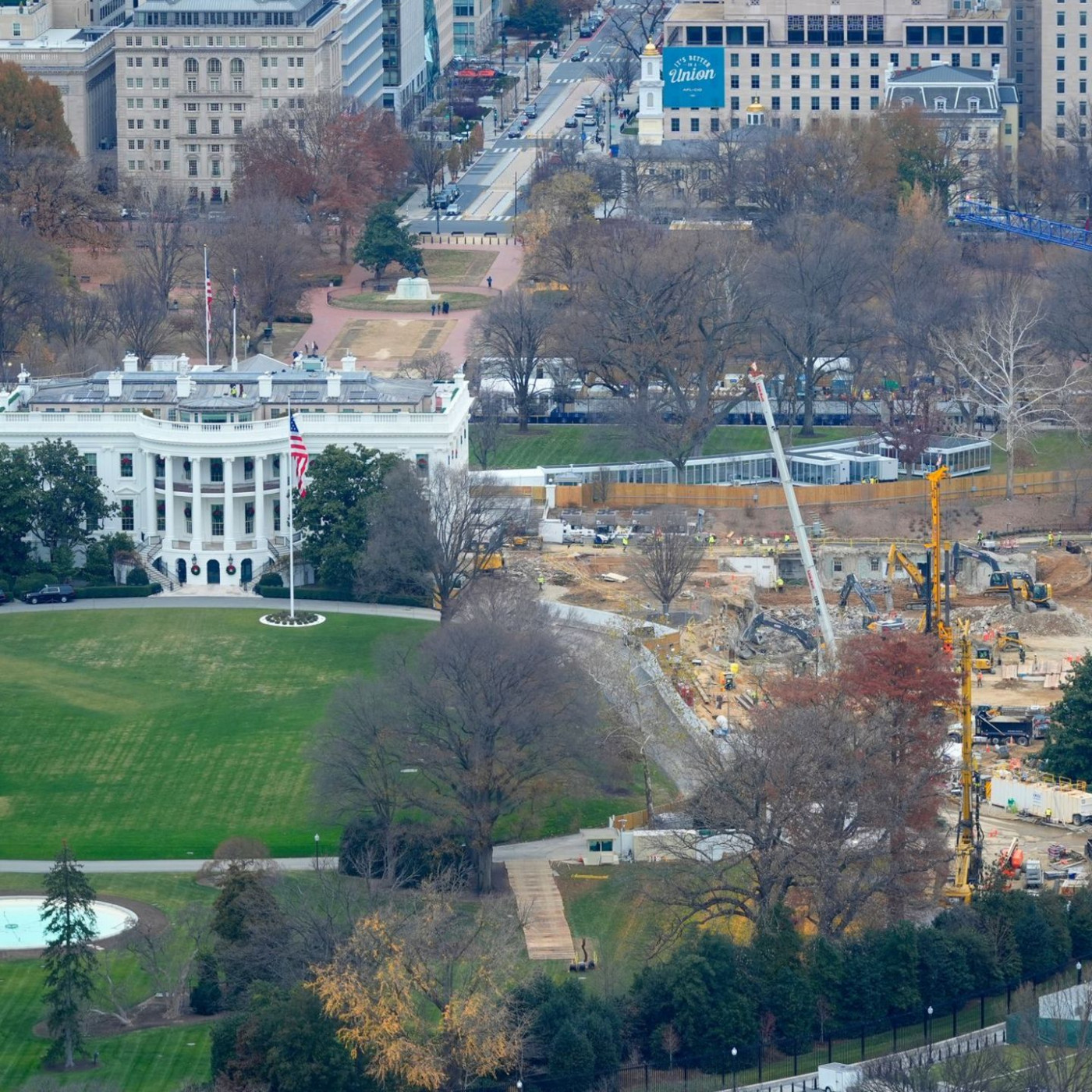 Klage gegen Bau von Trumps Ballsaal eingereicht